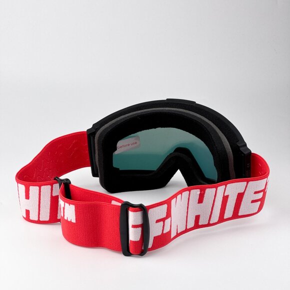Off-White Ski Goggles – Black/Red Frame Red Mirror Lens | Model OERI055 2525 - Picture 6 of 11